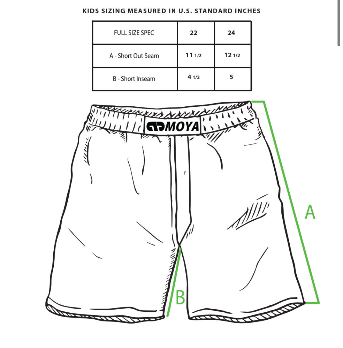 White/black shorts