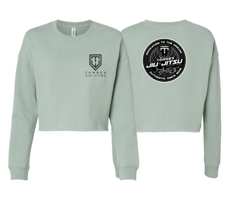 Torres Brazilian Jiu Jitsu Women's Cropped Crewneck Sweatshirt