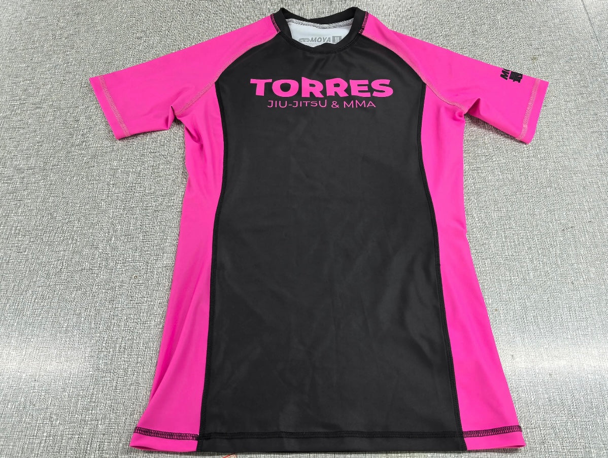 Pink/Black Rashguard top Pre-order only