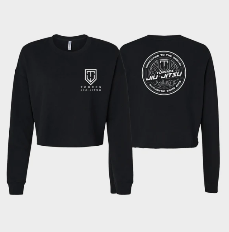Torres Brazilian Jiu Jitsu Women's Cropped Crewneck Sweatshirt