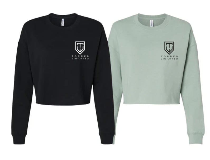 Torres Brazilian Jiu Jitsu Women's Cropped Crewneck Sweatshirt