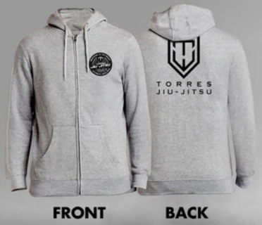Torres Brazilian Jiu Jitsu Academy Zip-Up Hoodies