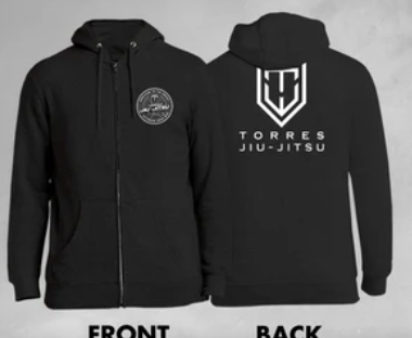 Torres Brazilian Jiu Jitsu Academy Zip-Up Hoodies